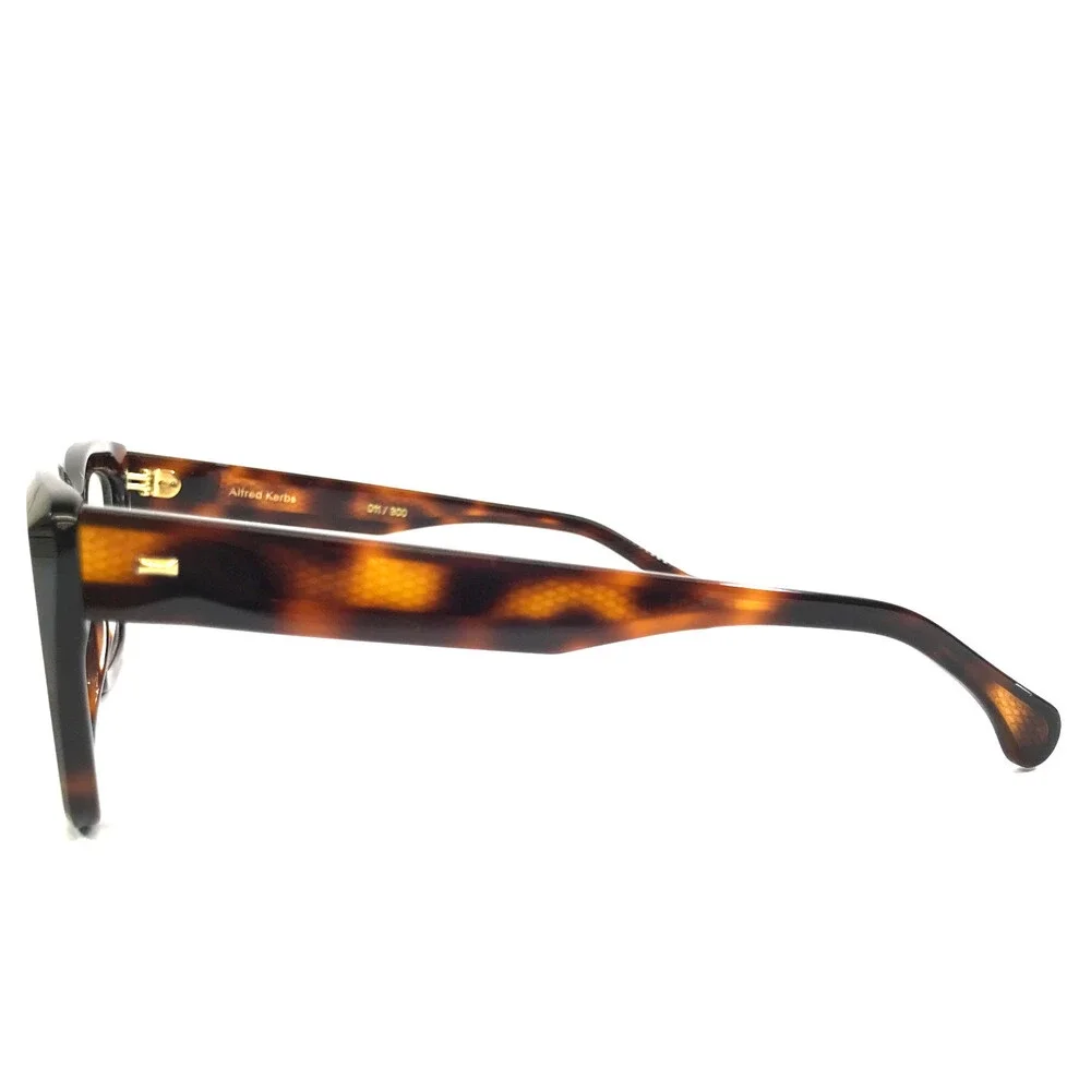 Alfred Kerbs Eyeglasses Frames SYLVIA HV Havana Tortoise Cat Eye 52-19-143